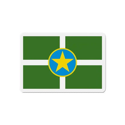 Flag of Jackson Mississippi - Refrigerator Magnet 6 Inch - The Sticker Space