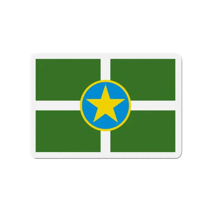 Flag of Jackson Mississippi - Refrigerator Magnet - The Sticker Space
