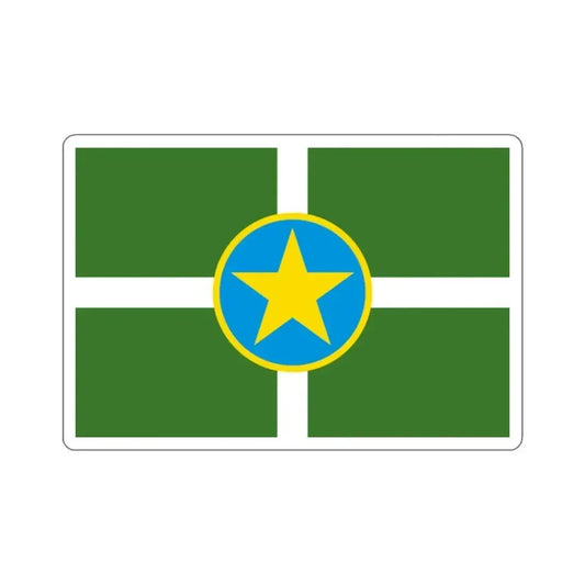 Flag of Jackson Mississippi USA STICKER Vinyl Die-Cut Decal 2 Inch - The Sticker Space
