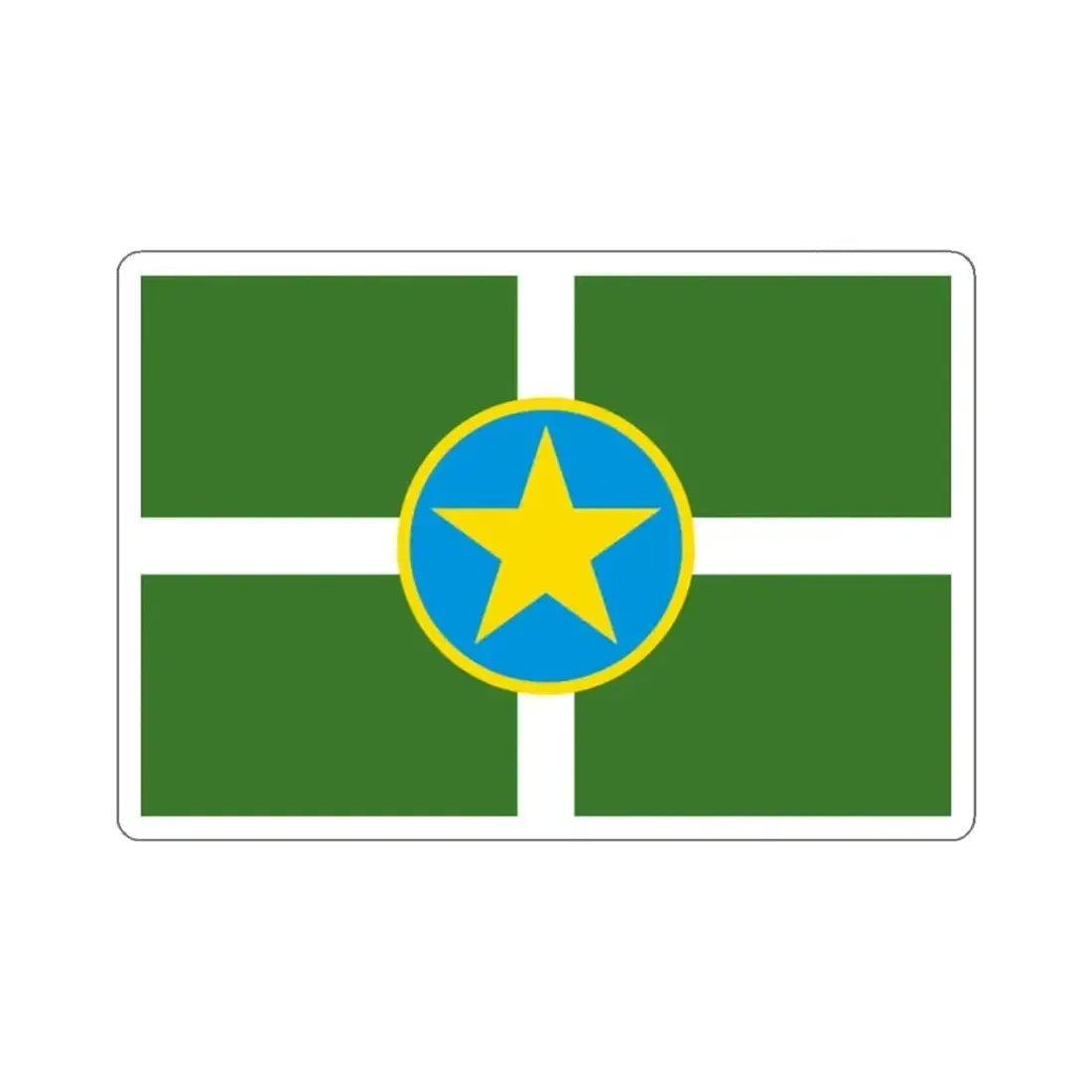 Flag of Jackson Mississippi USA STICKER Vinyl Die-Cut Decal - The Sticker Space