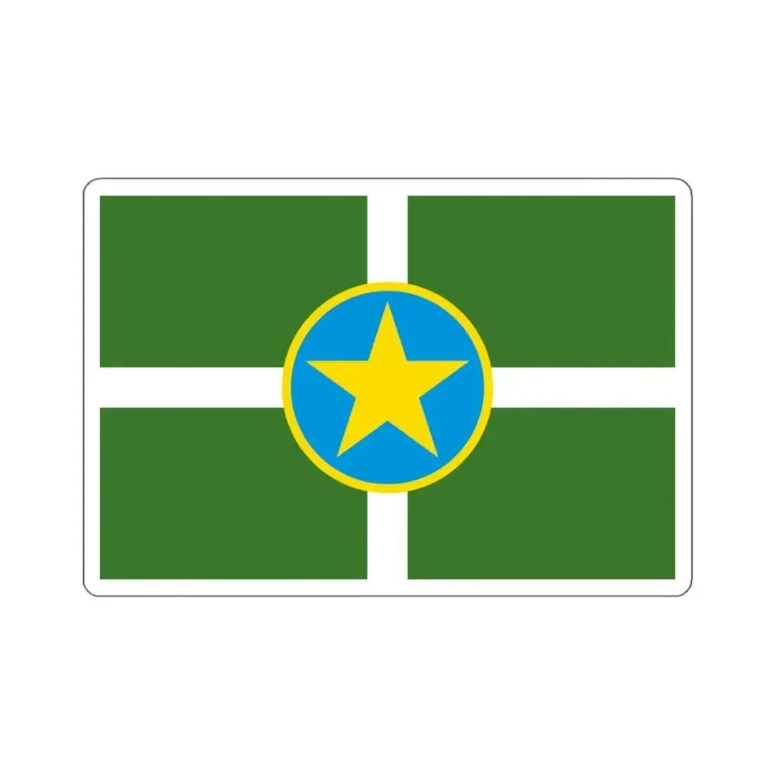 Flag of Jackson Mississippi USA STICKER Vinyl Die-Cut Decal - The Sticker Space