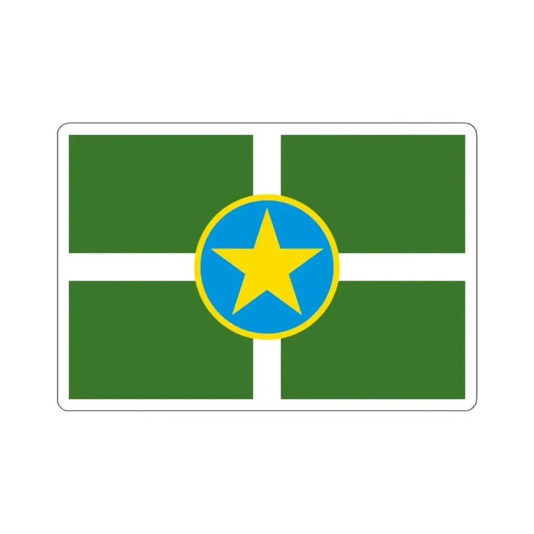 Flag of Jackson Mississippi USA STICKER Vinyl Die-Cut Decal - The Sticker Space