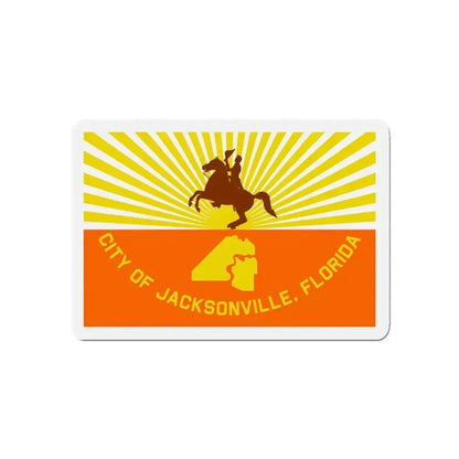 Flag of Jacksonville Florida - Refrigerator Magnet - The Sticker Space