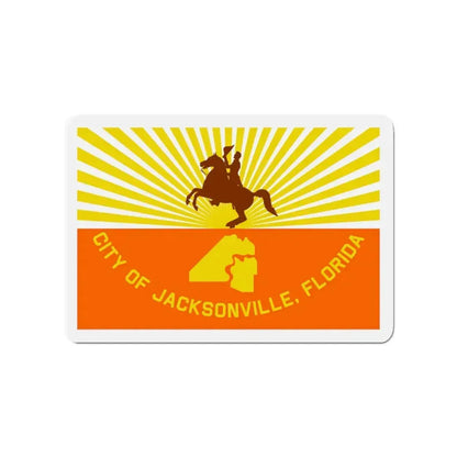 Flag of Jacksonville Florida - Refrigerator Magnet - The Sticker Space