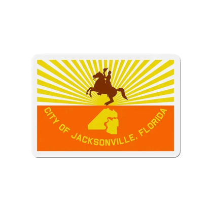 Flag of Jacksonville Florida - Refrigerator Magnet - The Sticker Space