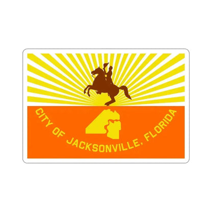 Flag of Jacksonville Florida USA STICKER Vinyl Die-Cut Decal - The Sticker Space