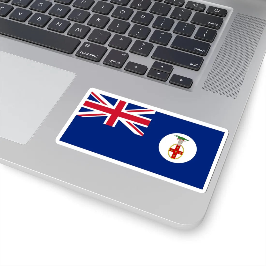 Flag of Jamaica 1875-1906 (Jamaica) STICKER Vinyl Kiss-Cut Decal - The Sticker Space