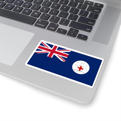 Flag of Jamaica 1957-1962 (Jamaica) STICKER Vinyl Kiss-Cut Decal - The Sticker Space