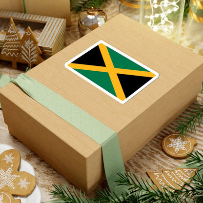 Flag of Jamaica 3-2 (Jamaica) STICKER Vinyl Kiss-Cut Decal - The Sticker Space