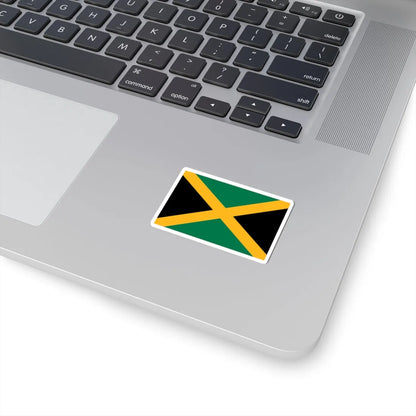 Flag of Jamaica 3-2 (Jamaica) STICKER Vinyl Kiss-Cut Decal - The Sticker Space