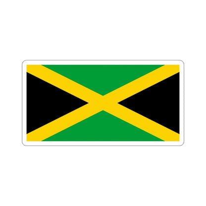 Flag of Jamaica STICKER Vinyl Die-Cut Decal-3 Inch-The Sticker Space