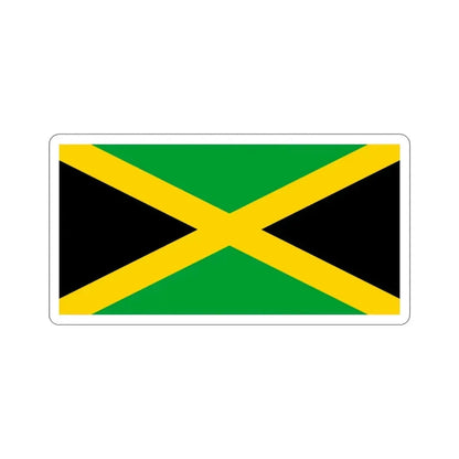 Flag of Jamaica STICKER Vinyl Die-Cut Decal 3 Inch - The Sticker Space