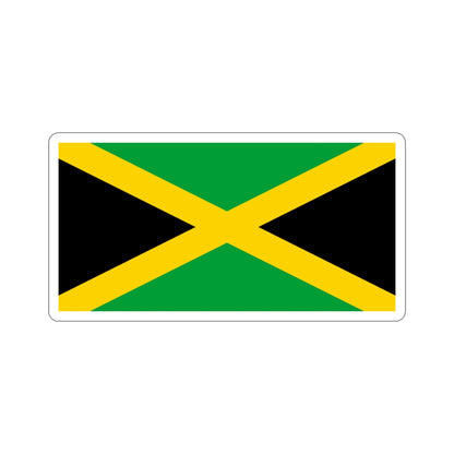 Flag of Jamaica STICKER Vinyl Die-Cut Decal-4 Inch-The Sticker Space