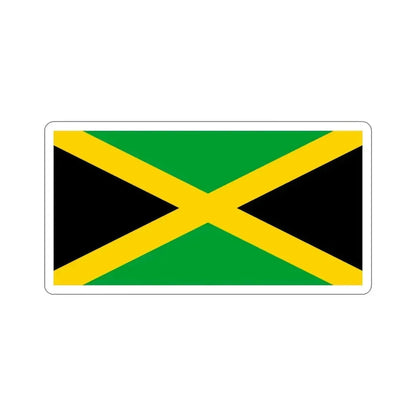 Flag of Jamaica STICKER Vinyl Die-Cut Decal 4 Inch - The Sticker Space