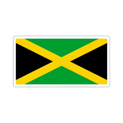 Flag of Jamaica STICKER Vinyl Die-Cut Decal 4 Inch - The Sticker Space