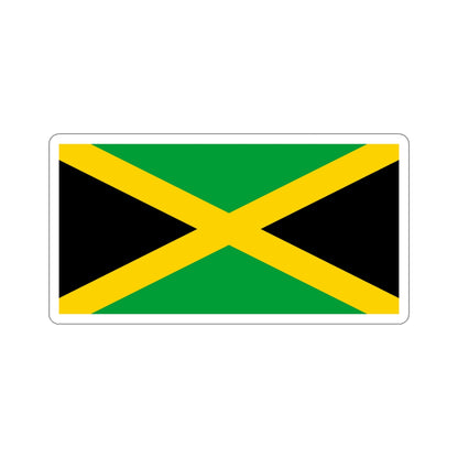 Flag of Jamaica STICKER Vinyl Die-Cut Decal-5 Inch-The Sticker Space