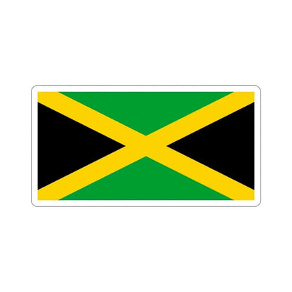 Flag of Jamaica STICKER Vinyl Die-Cut Decal 5 Inch - The Sticker Space