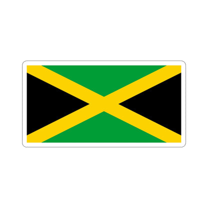 Flag of Jamaica STICKER Vinyl Die-Cut Decal-6 Inch-The Sticker Space