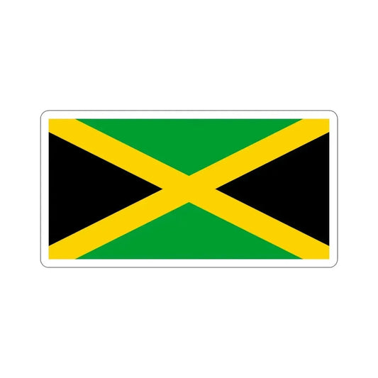 Flag of Jamaica STICKER Vinyl Die-Cut Decal 6 Inch - The Sticker Space