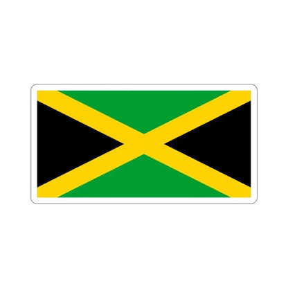 Flag of Jamaica STICKER Vinyl Die-Cut Decal - The Sticker Space