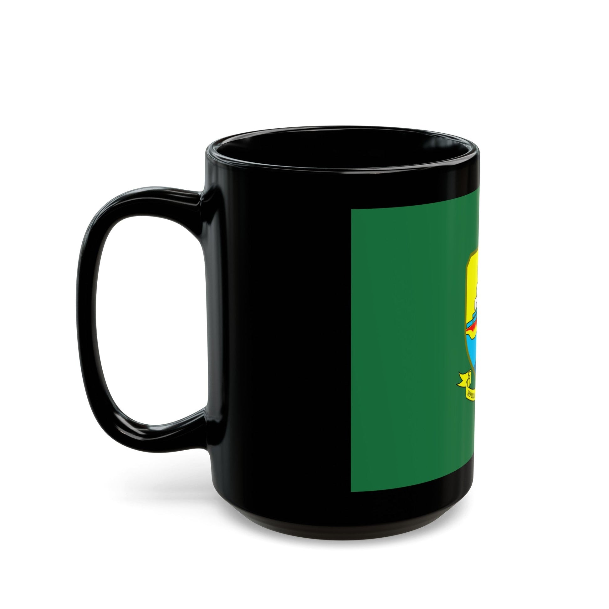 Flag of Jambi Indonesia - Black Coffee Mug-The Sticker Space