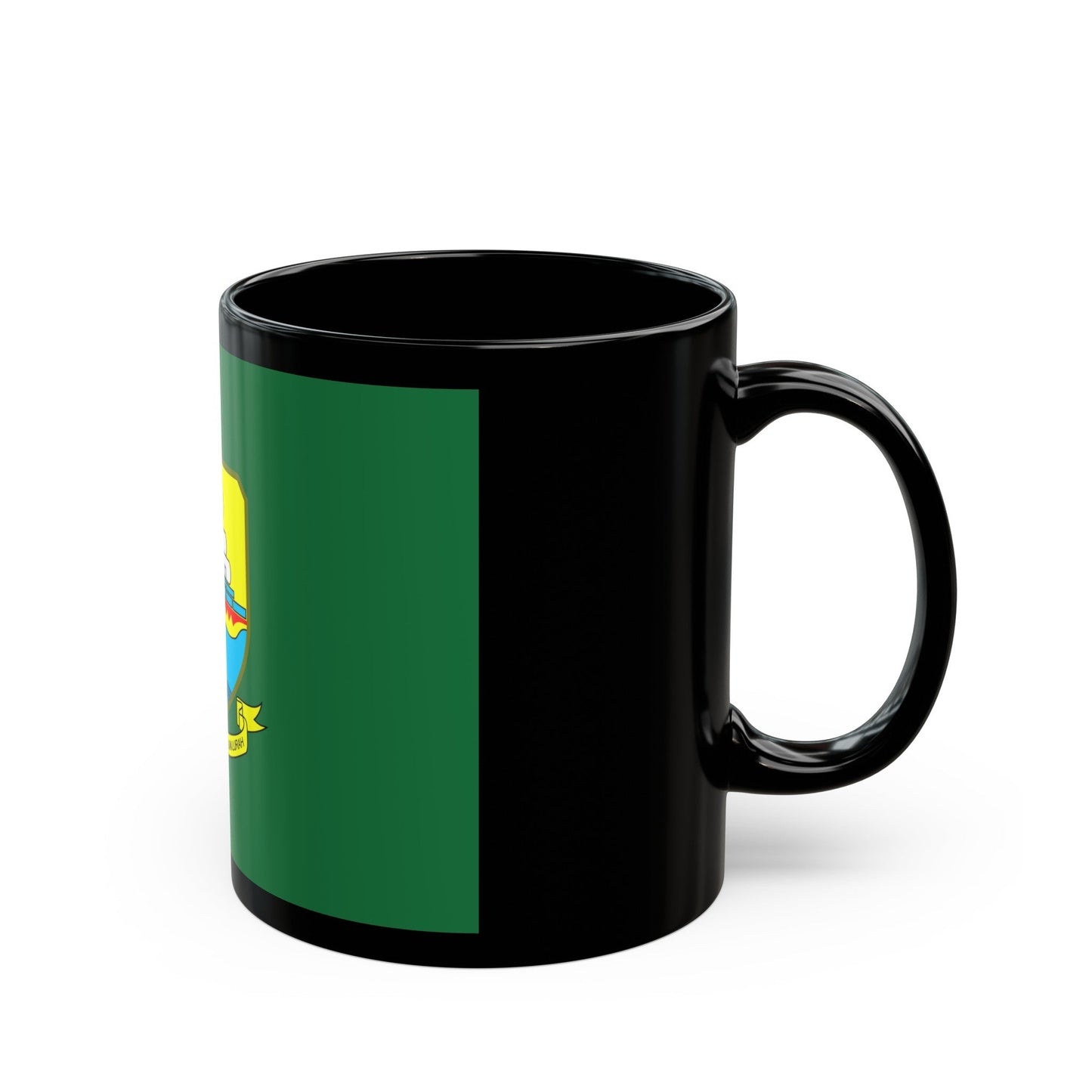 Flag of Jambi Indonesia - Black Coffee Mug-The Sticker Space