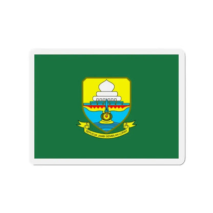 Flag of Jambi Indonesia - Refrigerator Magnet 2 Inch - The Sticker Space