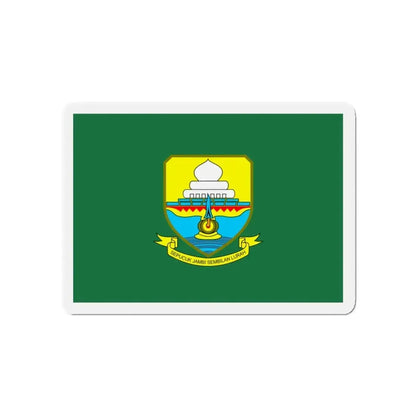 Flag of Jambi Indonesia - Refrigerator Magnet 4 Inch - The Sticker Space