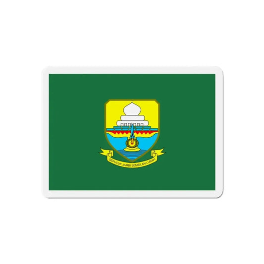Flag of Jambi Indonesia - Refrigerator Magnet 6 Inch - The Sticker Space