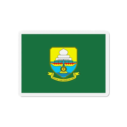 Flag of Jambi Indonesia - Refrigerator Magnet - The Sticker Space