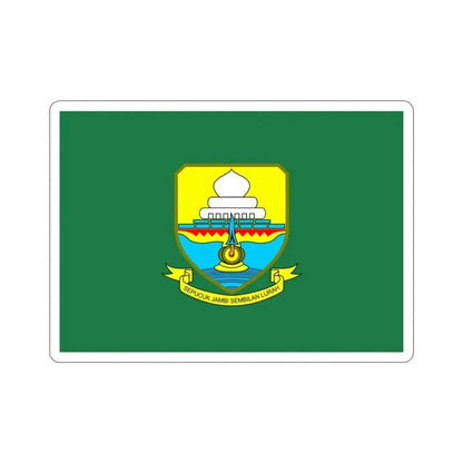 Flag of Jambi Indonesia STICKER Vinyl Die-Cut Decal 3 Inch - The Sticker Space
