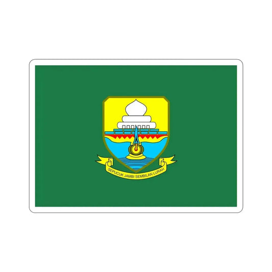 Flag of Jambi Indonesia STICKER Vinyl Die-Cut Decal 6 Inch - The Sticker Space