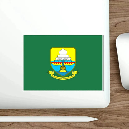 Flag of Jambi Indonesia STICKER Vinyl Die-Cut Decal - The Sticker Space