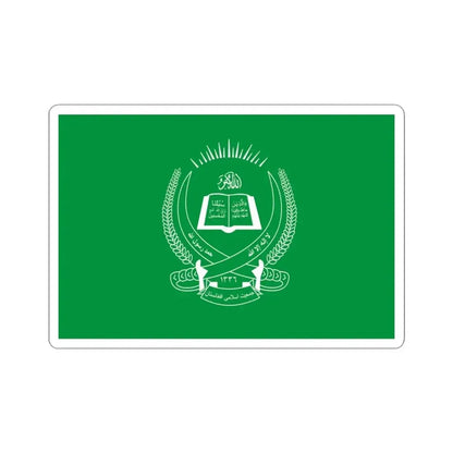 Flag of Jamiat-e Islami (Afghanistan) STICKER Vinyl Kiss-Cut Decal 3 Inch White - The Sticker Space