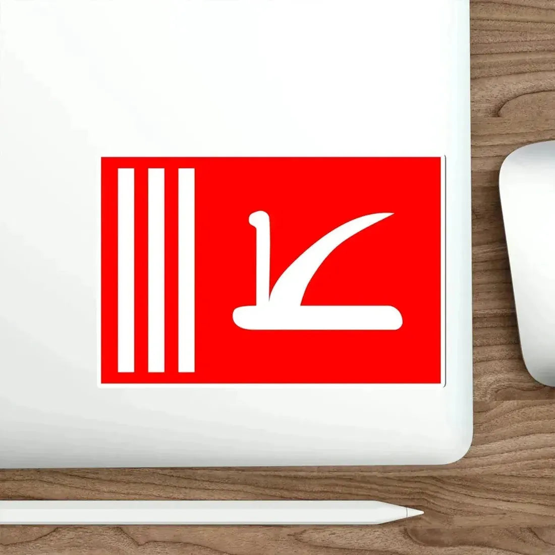 Flag of Jammu and Kashmir (1952-2019) (India) STICKER Vinyl Die-Cut Decal - The Sticker Space