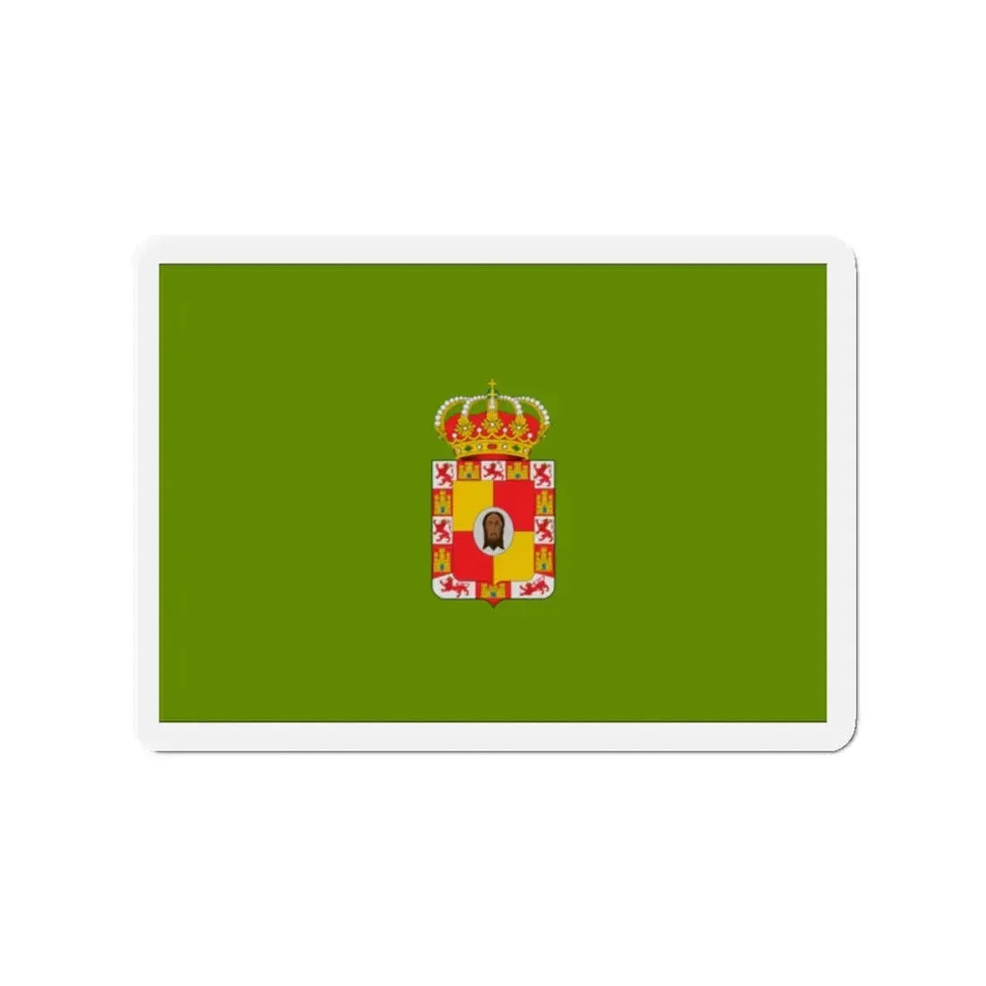 Flag of Jaén Spain - Refrigerator Magnet 2 Inch - The Sticker Space