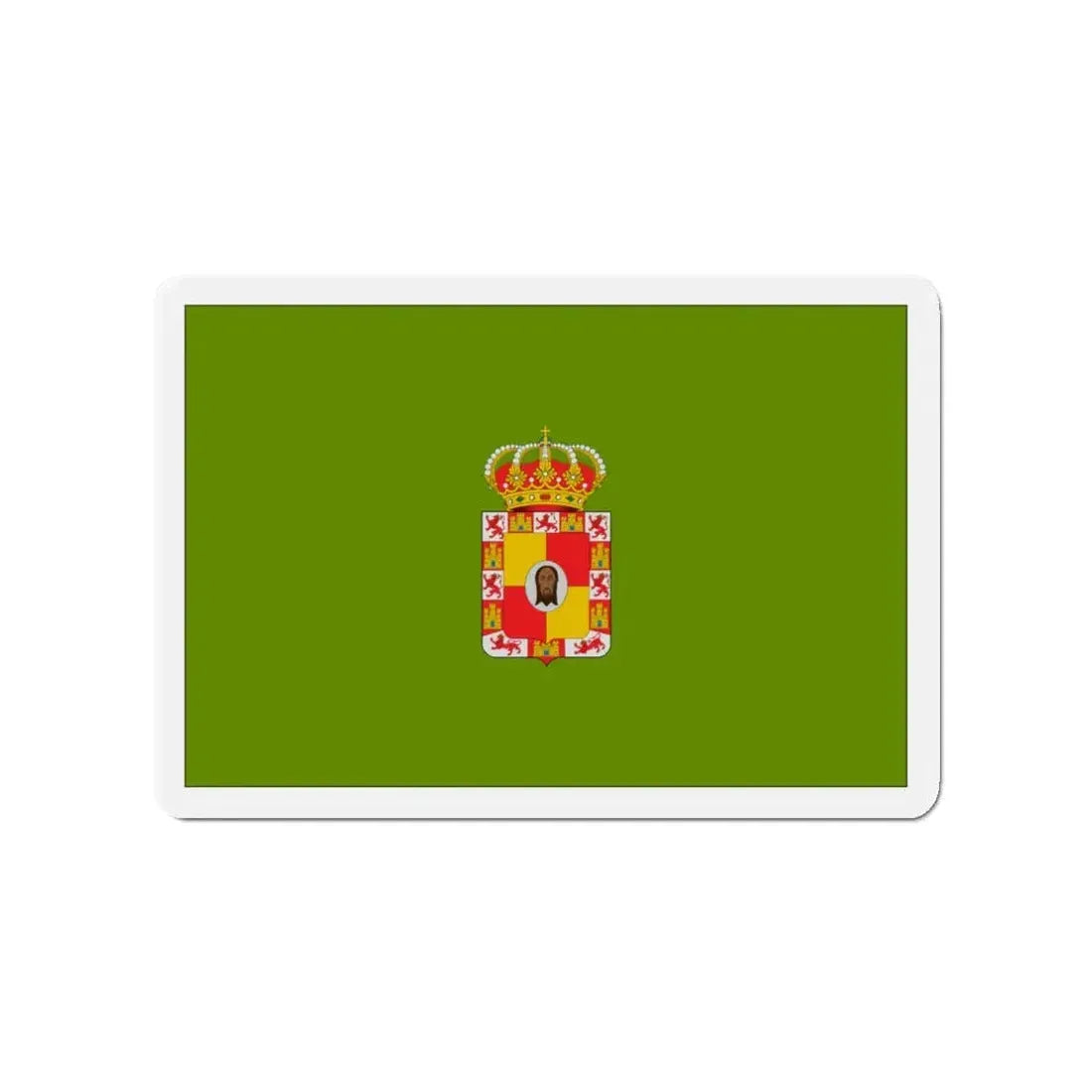 Flag of Jaén Spain - Refrigerator Magnet 3 Inch - The Sticker Space