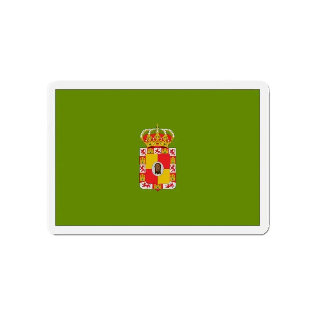 Flag of Jaén Spain - Refrigerator Magnet 4 Inch - The Sticker Space