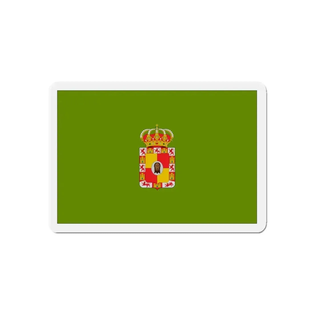 Flag of Jaén Spain - Refrigerator Magnet 5 Inch - The Sticker Space