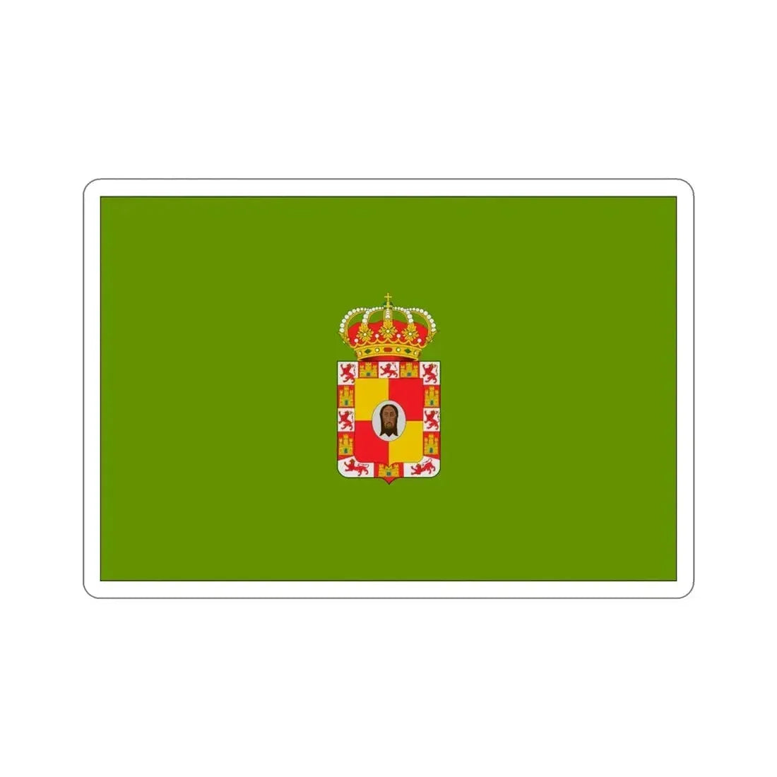Flag of Jaén Spain STICKER Vinyl Die-Cut Decal 5 Inch - The Sticker Space