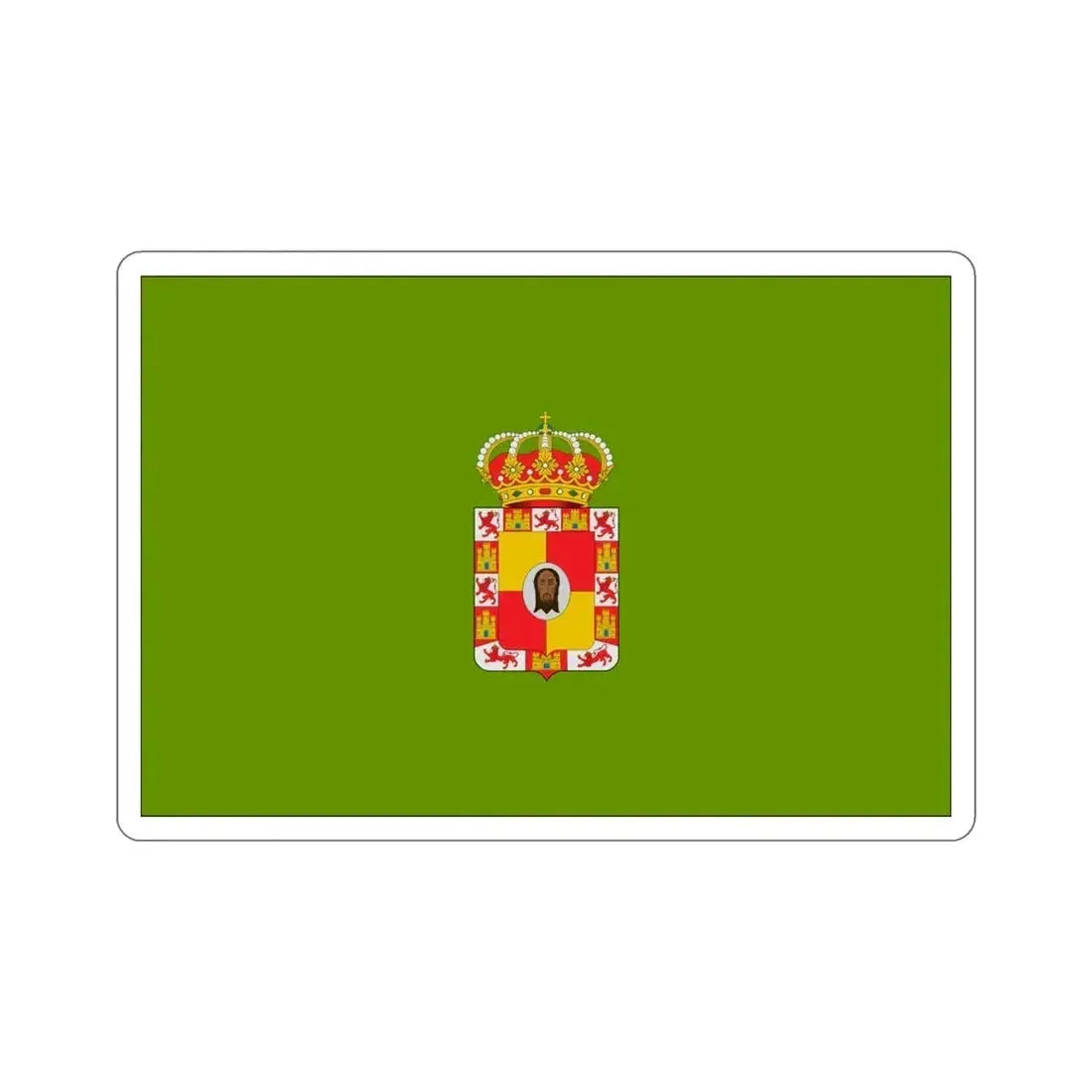 Flag of Jaén Spain STICKER Vinyl Die-Cut Decal 6 Inch - The Sticker Space