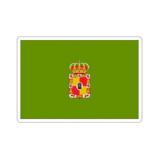 Flag of Jaén Spain STICKER Vinyl Die-Cut Decal 6 Inch - The Sticker Space