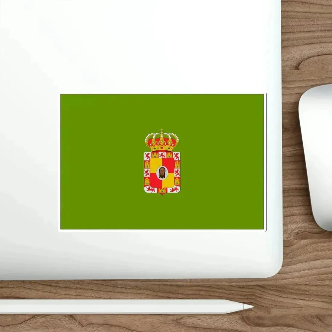 Flag of Jaén Spain STICKER Vinyl Die-Cut Decal - The Sticker Space