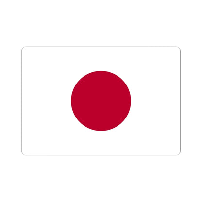 Flag of Japan (Japan) STICKER Vinyl Kiss-Cut Decal 6 Inch White - The Sticker Space