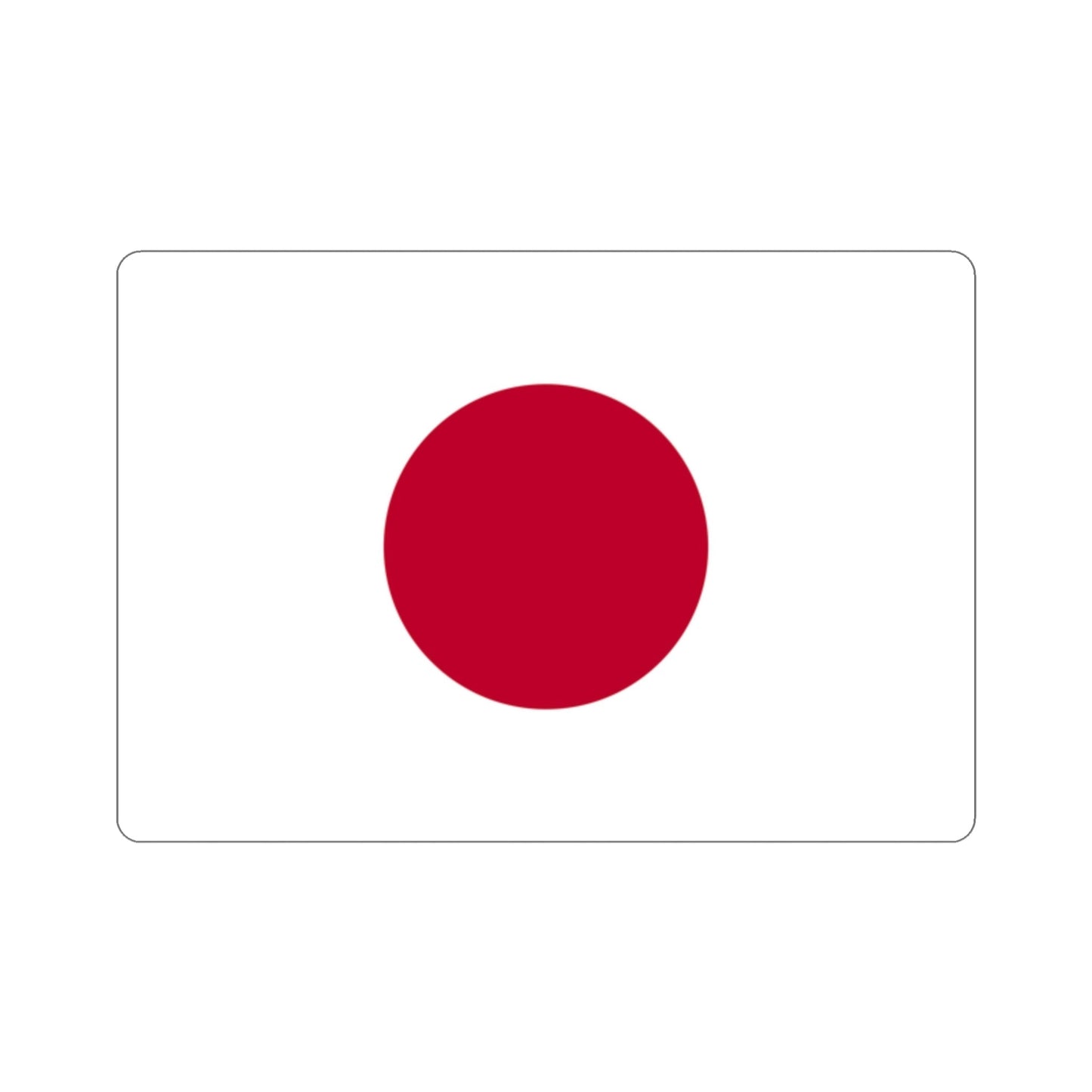 Flag of Japan STICKER Vinyl Die-Cut Decal-2 Inch-The Sticker Space