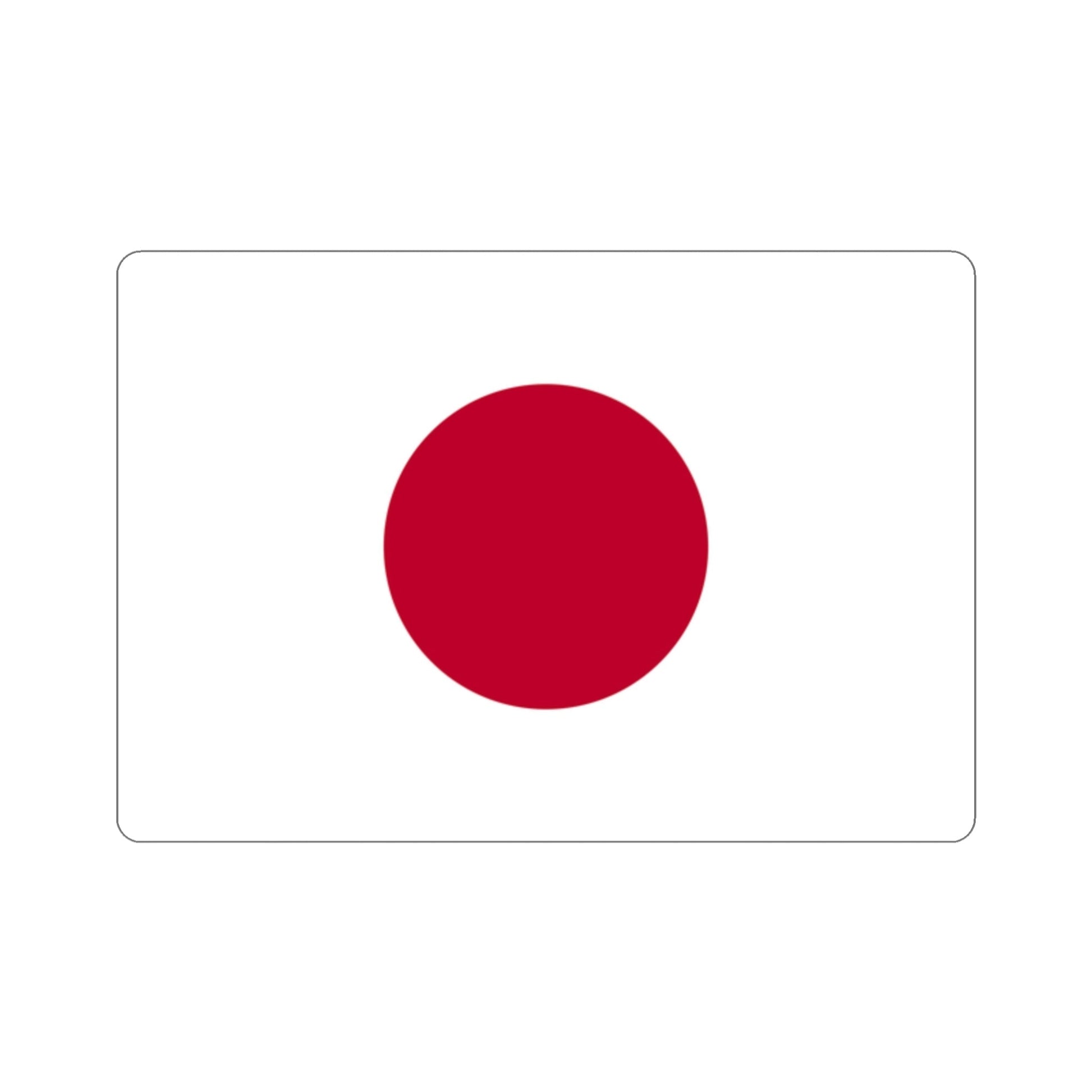 Flag of Japan STICKER Vinyl Die-Cut Decal-2 Inch-The Sticker Space