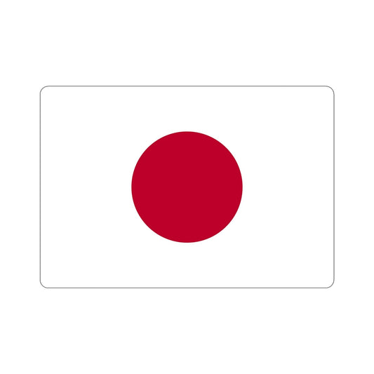 Flag of Japan STICKER Vinyl Die-Cut Decal-6 Inch-The Sticker Space