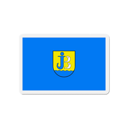 Flag of Jastarnia Poland - Die-Cut Magnet-4" x 4"-The Sticker Space