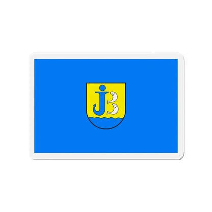 Flag of Jastarnia Poland - Refrigerator Magnet 2 Inch - The Sticker Space