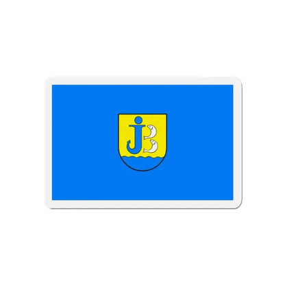 Flag of Jastarnia Poland - Refrigerator Magnet 5 Inch - The Sticker Space